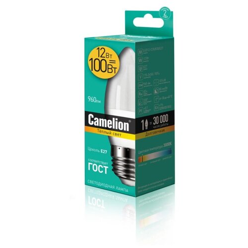    Camelion LED12-C35/830/E27 12 3000,  155