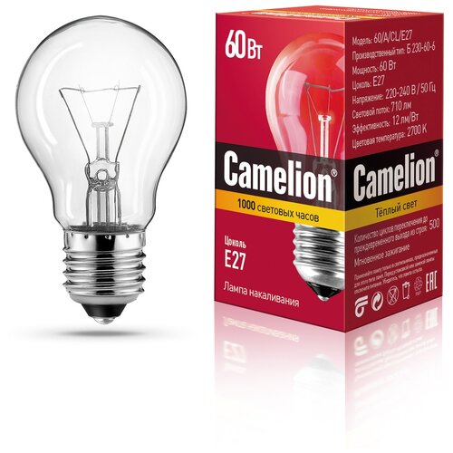   Camelion 60/A/CL/E27,  47