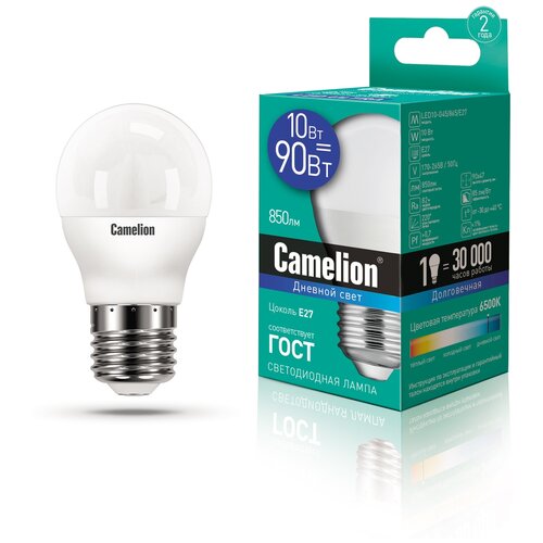   Camelion LED10-G45/865/E27,  150