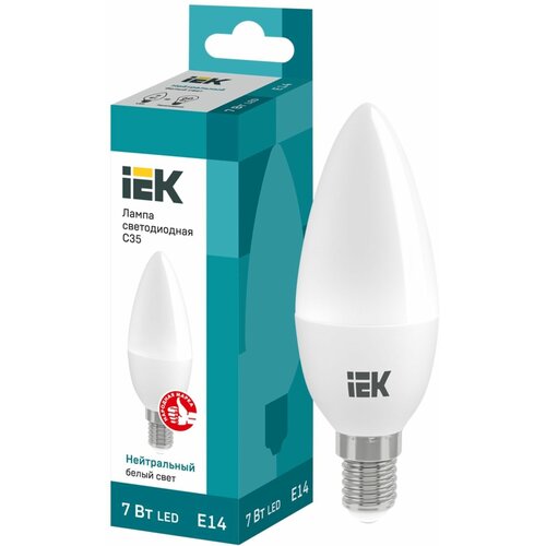  IEK LED C35, , 7, 230, 4000, E14 - 10 .,  1718