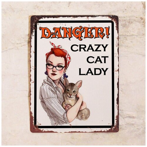   DANGER - Crazy Cat Lady, , 2030 ,  842