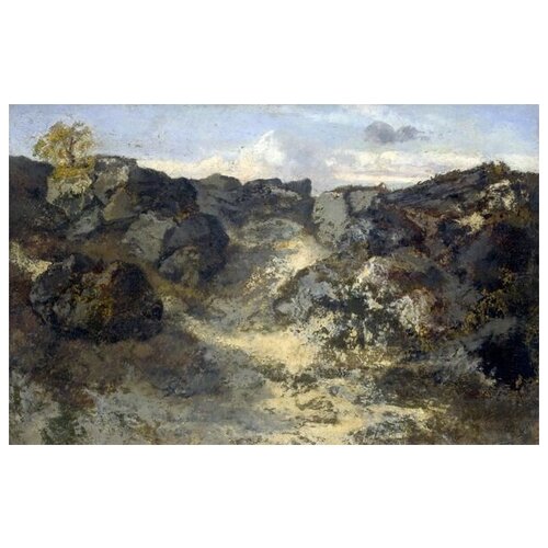      (A Rocky Landscape)   47. x 30.,  1390