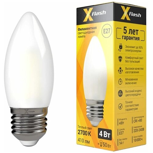 X-Flash   XF-E27-FLM-35-4W-2700K-230V .48519,  420
