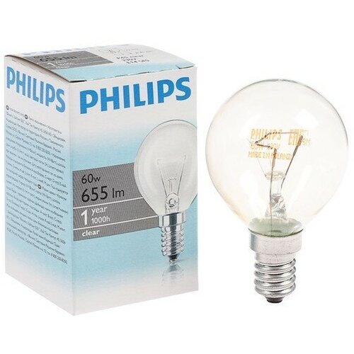   Philips Stan P45 CL 1CT/10X10, E14, 60 , 230 ,  36