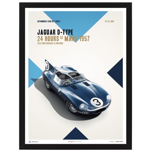    Jaguar D Type - Blue - 24h Le Mans - 1957, 32  42 ,  4150