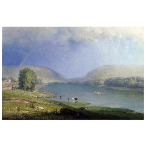       (Landscape with River) 1   76. x 50.,  2700