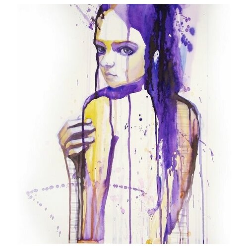        (Girl with purple hair) 2 40. x 40.,  1460