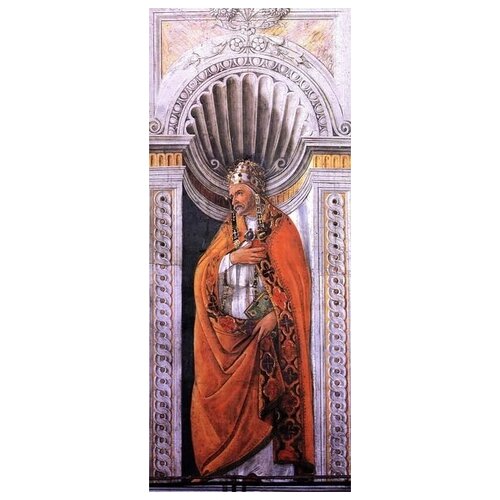      ,   II (Portrait of the pope, Staint Sixtus II)   30. x 72.,  1910