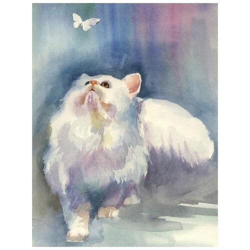       (Cat and Butterfly) 50. x 66.,  2420