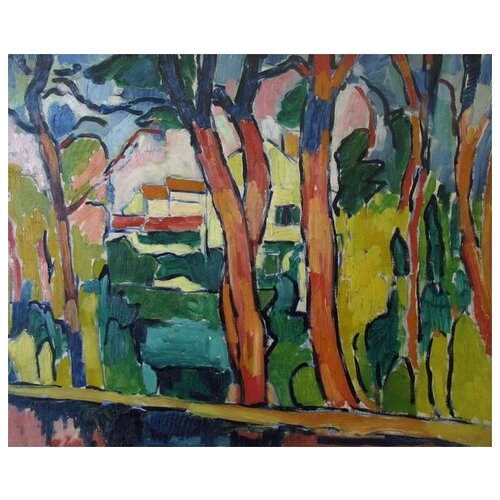       (Landscape with trees)   62. x 50.,  2320
