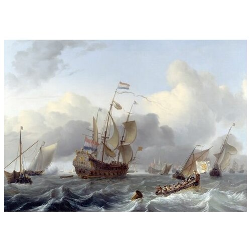      (The Eendracht and a Fleet of Dutch Men-of-war)   56. x 40.,  1870