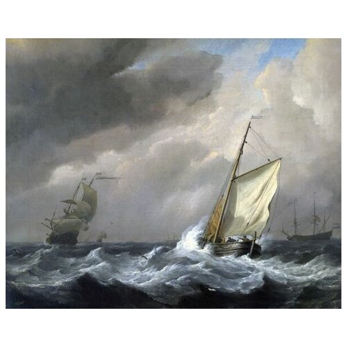          (A Small Dutch Vessel close-hauled in a Strong Breeze)      62. x 50.,  2320