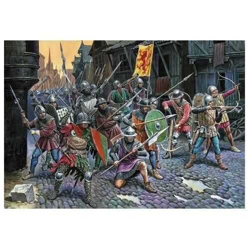      (The Hundred Years War) 72. x 50.,  2590