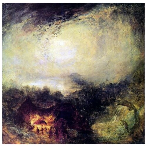      (The Evening of the Deluge) Ҹ  40. x 40.,  1460