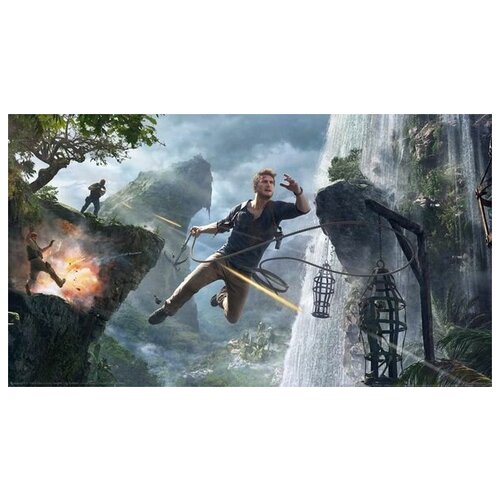    Uncharted 4 a thiefs end 4 71. x 40.,  2230