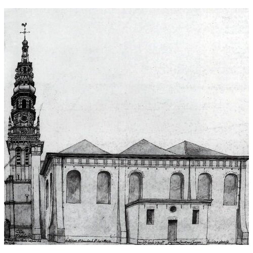       (The Nieuwe Kerk from the South, Haarlem)    62. x 60.,  2650