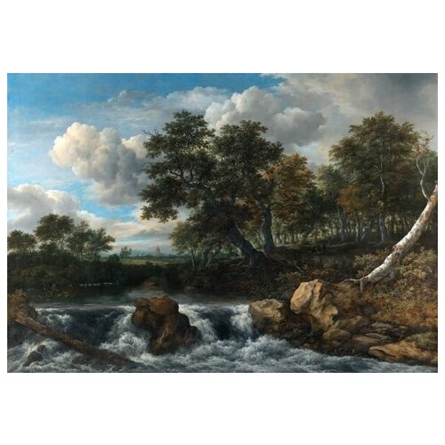       (Landscape with Waterfall) и   72. x 50.,  2590