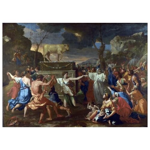       (The Adoration of the Golden Calf)   42. x 30.,  1270