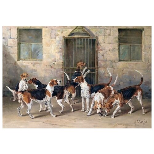     (Dogs) 3    44. x 30.,  1330
