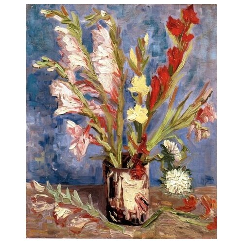       (Vase with gladioli)    40. x 49.,  1700