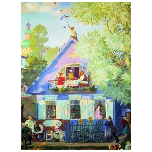      (Blue house)   40. x 54.,  1810