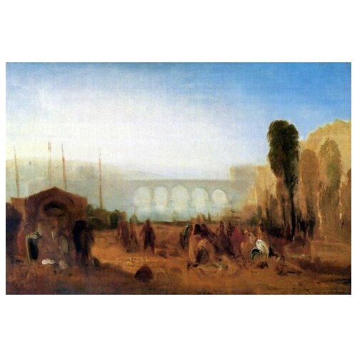      (Scene on the Banks of a River) Ҹ  59. x 40.,  1940