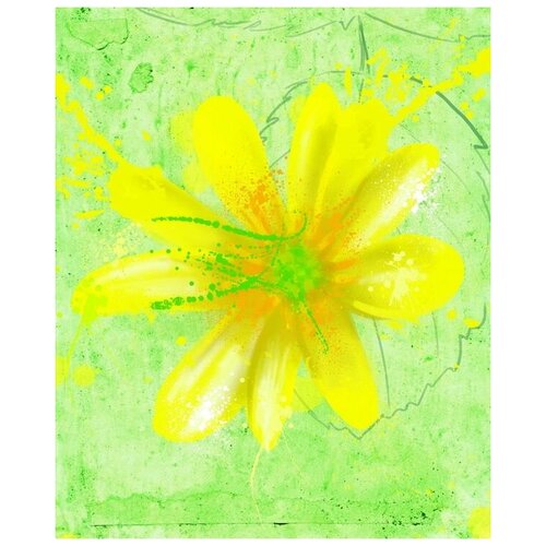      (Yellow flower) 3 40. x 49.,  1700