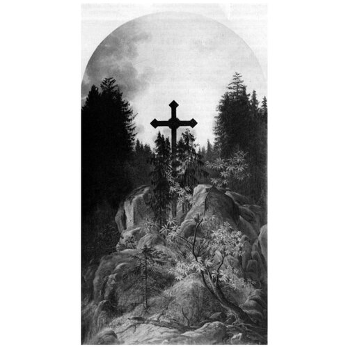       (Cross in the Mountains) 2    30. x 55.,  1550
