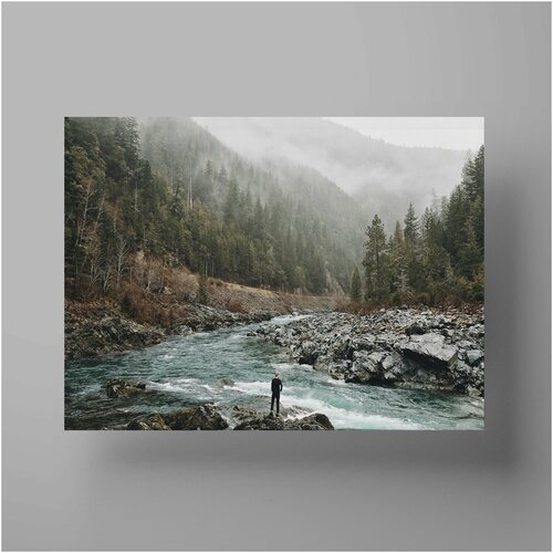   , Mountain river 30x40 ,    ,  590