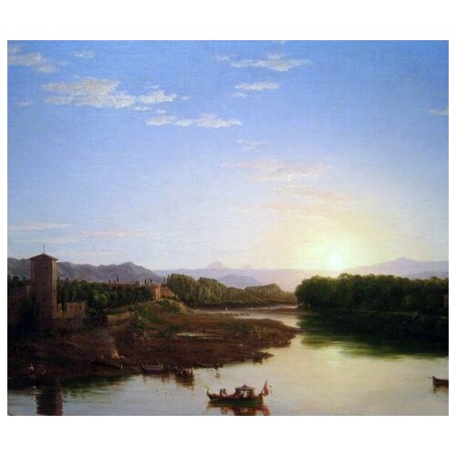         (View on the Arno near Florence)   35. x 30.,  1120