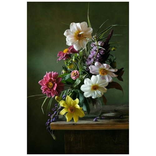      (Bouquet of Flowers) 3 40. x 60.,  1950