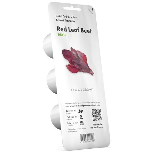     Click and Grow Refill 3-Pack   (Red Leaf Beet),  2390