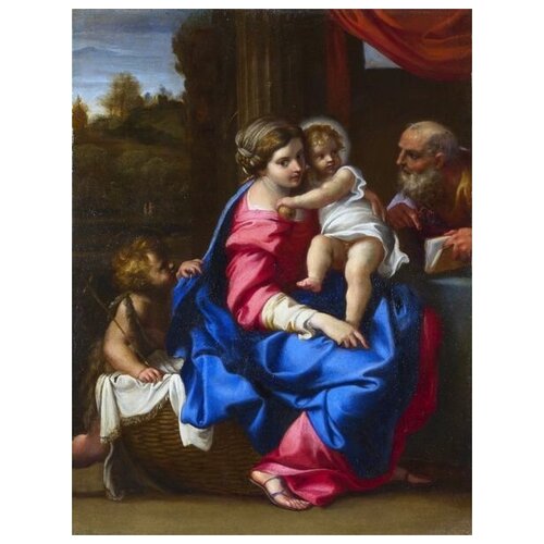           (The Holy Family with the Infant Saint John the Baptist)   30. x 39.,  1210