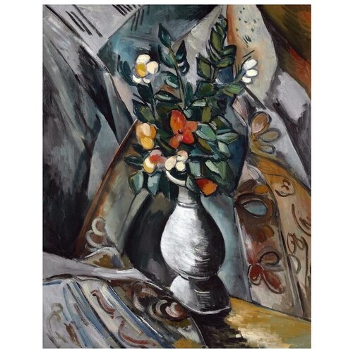        (Bouquet in white vase) 2   30. x 38.,  1200