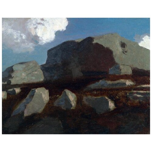      ,   (Landscape with Rocks, near Royan)   51. x 40.,  1750