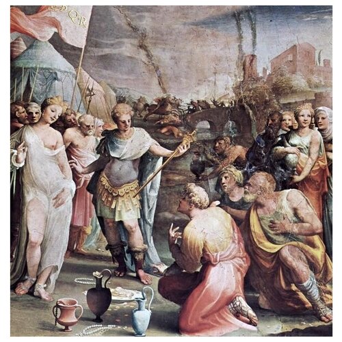      (The Continence of Scipio) 1   40. x 41.,  1500