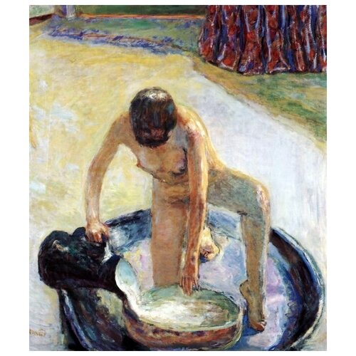       (Nude in Bathroom)   40. x 46.,  1630