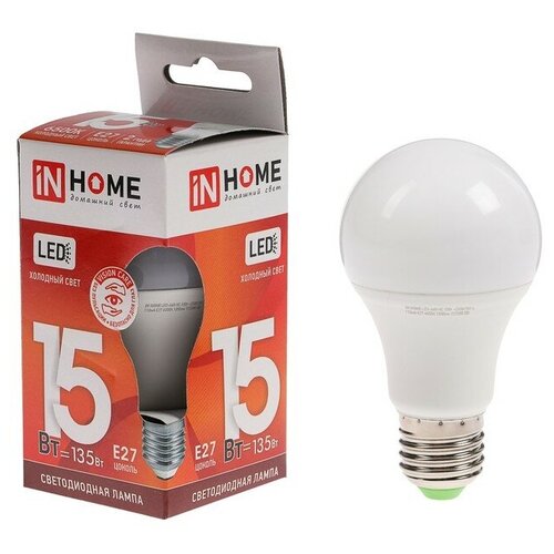   IN HOME LED-A60-VC, 27, 15 , 230 , 6500 , 1430 ,  260