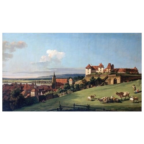       (View of Pirna from the Sonnenstein Castle)   71. x 40.,  2230