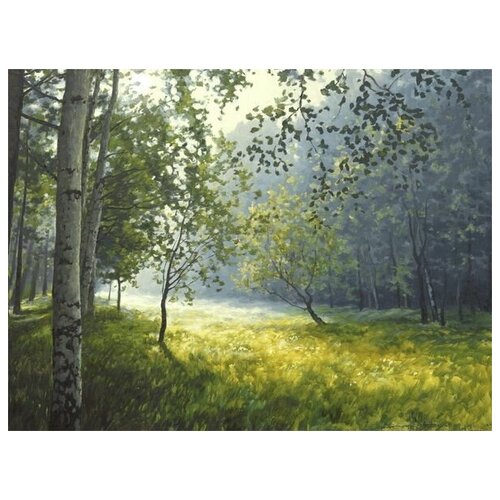      (Spring landscape) 4 53. x 40.,  1800