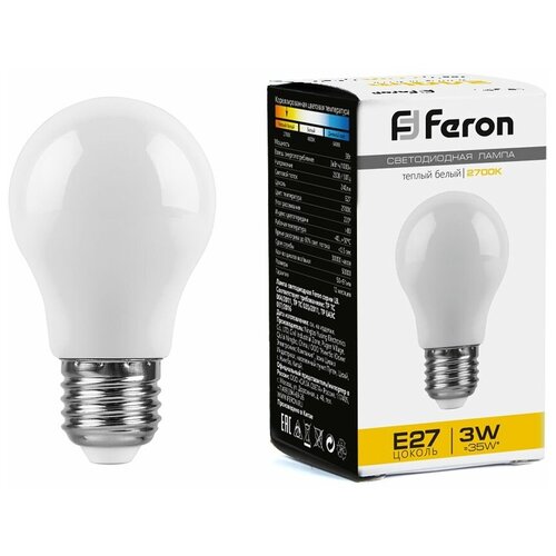   Feron LB-375 E27 3W 2700K 38266,  117