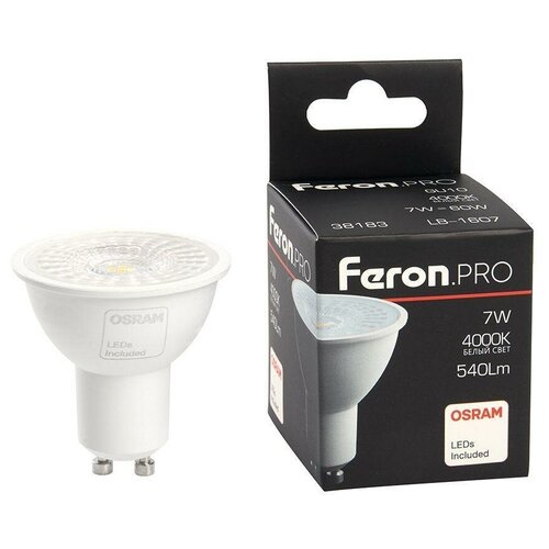    Feron.PRO LB-1607 GU10 7W 4000K 38183,  259 Feron