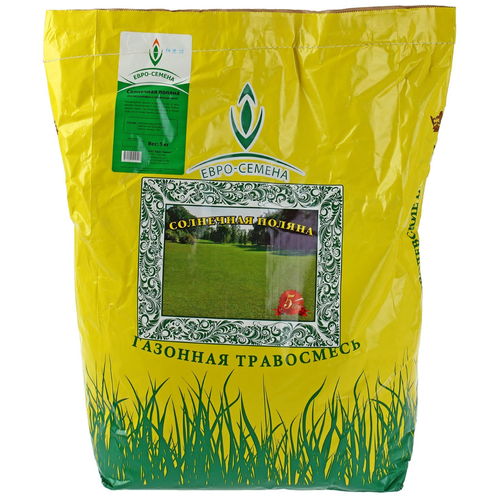 Семена газона Евро-Семена Солнечная поляна 10 кг, цена 3957р