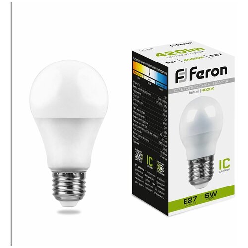   FERON LB-38  E27 5W 4000K,  449