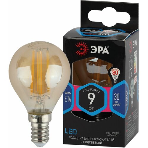  F-LED P45-9W-840-E14 gold  (,  , 9, , E14) (10/100/3600),  193