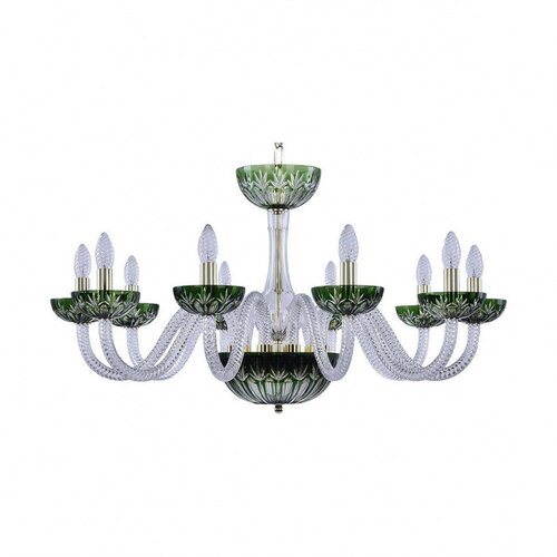  1308/10/300 G Cl/Clear-Green/H-1I   Bohemia Ivele Crystal,  93922 Bohemia Ivele Crystal