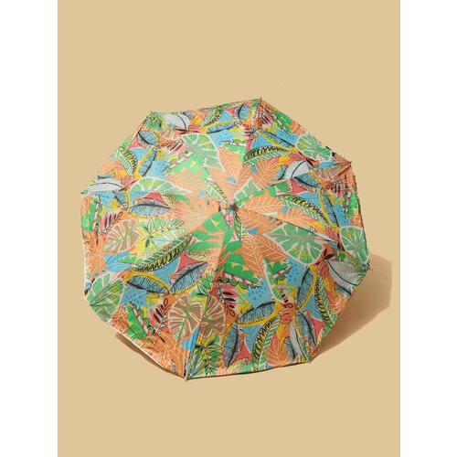 Зонт пляжный наклонный d 200 cм, h 200 см, п/э 170 t, 8 спиц, чехол, арт. SD200-1, цена 1345р