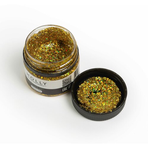   , ,    Glitter Gel, Holly Professional (Gold Mix),  500