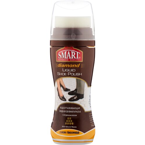      SMART LIQUID SHOE POLISH (75ml) brown,  104