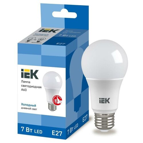    ECO A60 7  230 6500 E27 |  LLE-A60-7-230-65-E27 | IEK (50. .),  4363 IEK